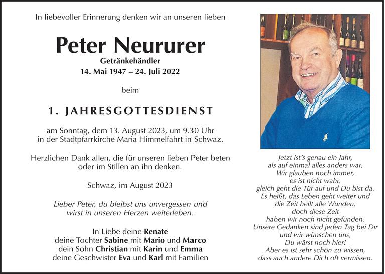 Peter Neururer Bild