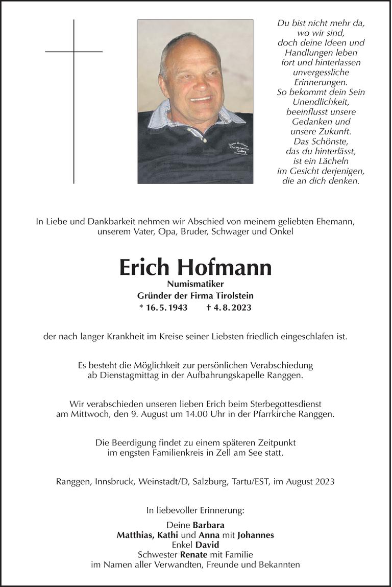 Erich Hofmann Bild