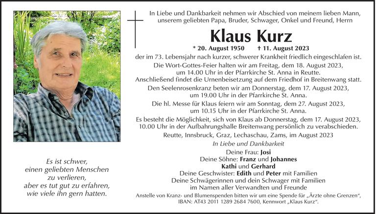 Klaus Kurz Bild