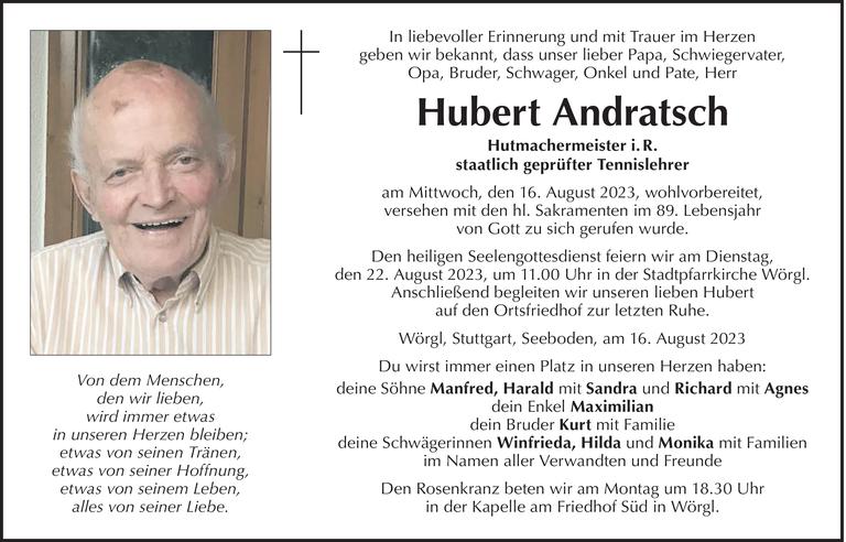 Hubert Andratsch Bild