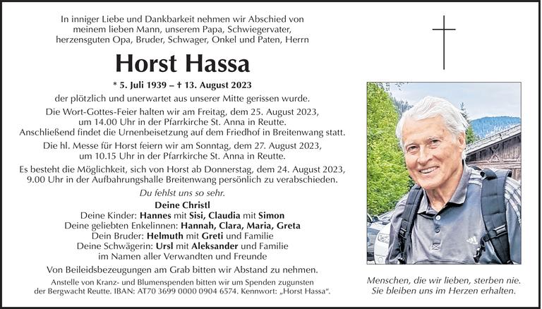 Horst Hassa Bild