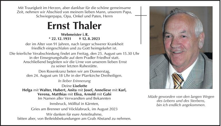 Ernst Thaler Bild