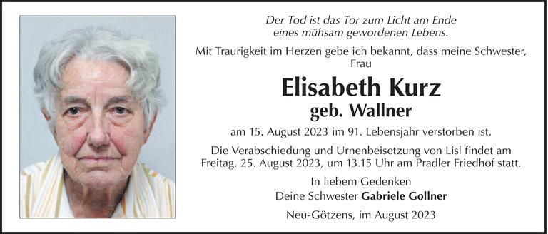 Elisabeth Kurz Bild