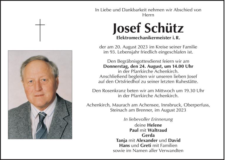 Josef Schütz Bild