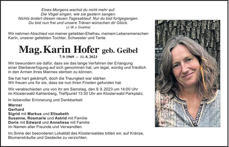 Karin Hofer Bild