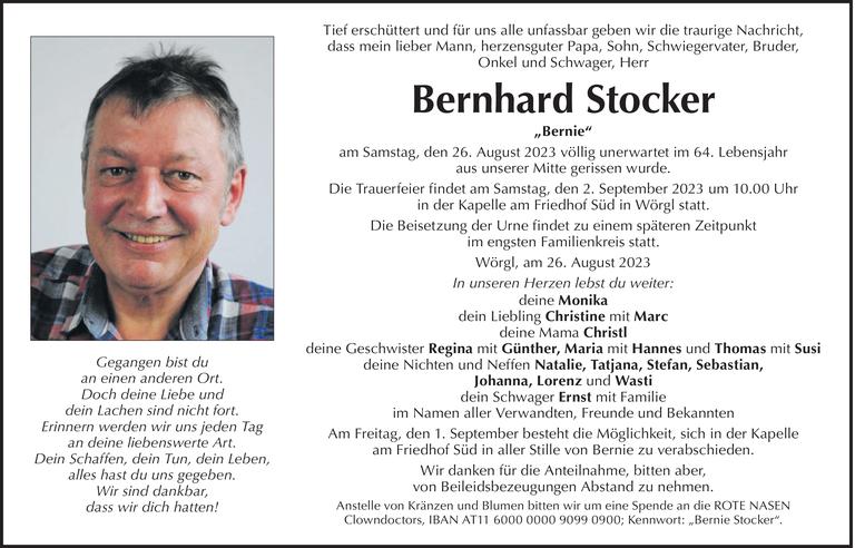 Bernhard  Stocker Bild