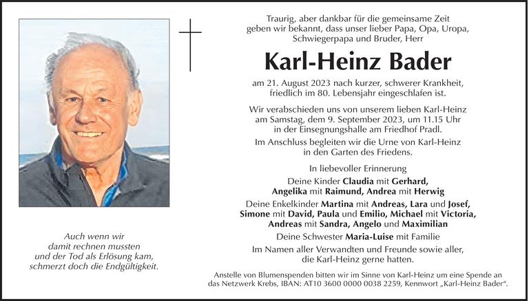 Karl- Heinz Bader Bild