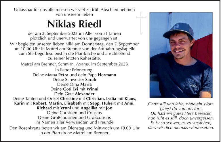 Niklas Riedl Bild