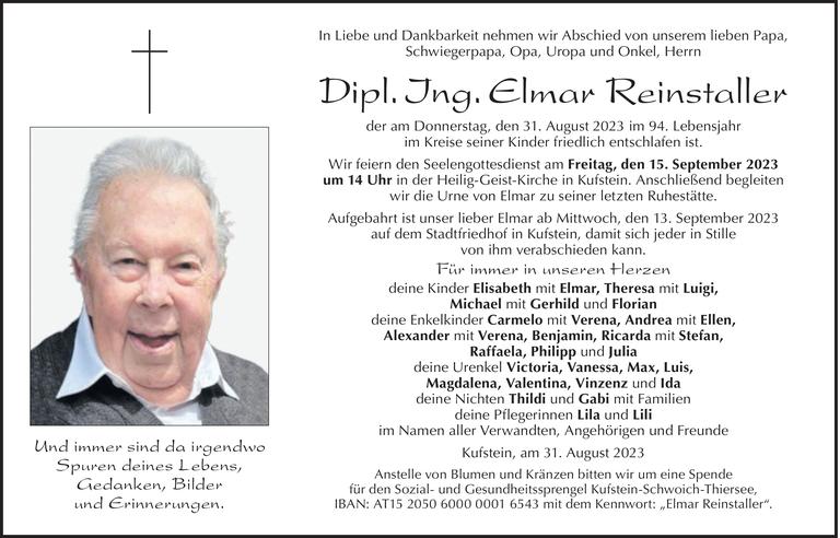 Elmar Reinstaller Bild