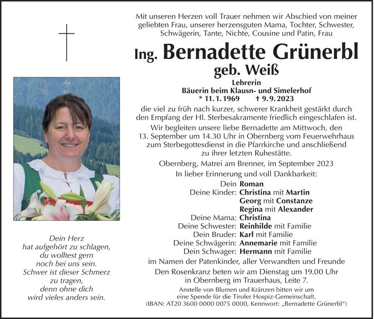 Bernadette Grünerbl Bild