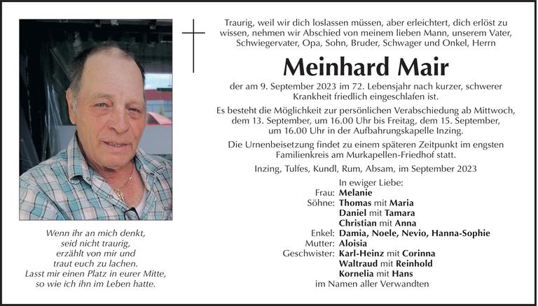 Meinhard Mair Bild