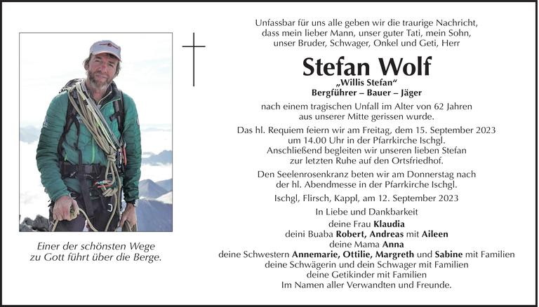 Stefan Wolf Bild
