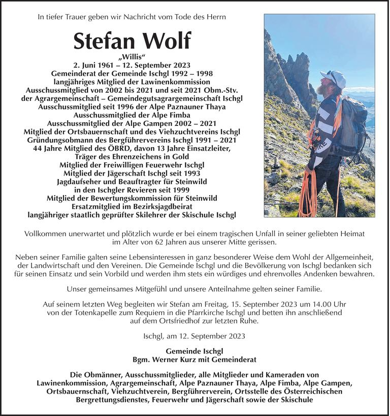 Stefan Wolf Bild