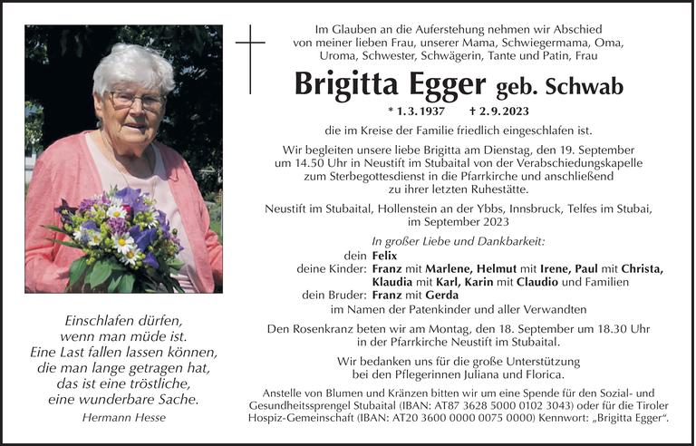 Brigitta  Egger Bild