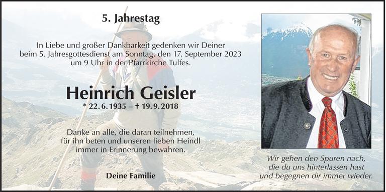 Heinrich Geisler Bild