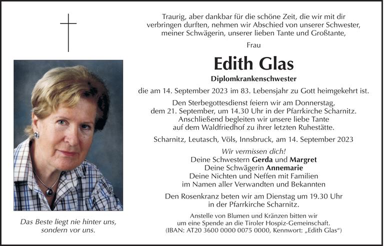 Edith Glas Bild