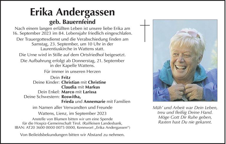 Erika Andergassen Bild