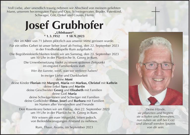 Josef Grubhofer Bild