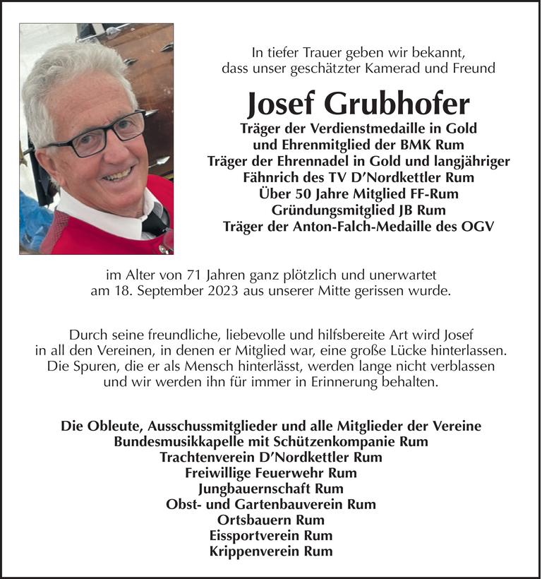 Josef  Grubhofer Bild