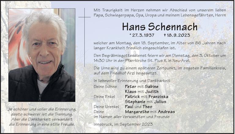 Johann  Schennach Bild