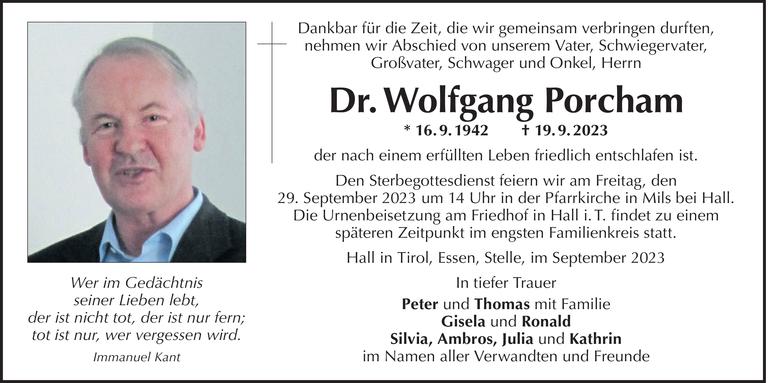 Wolfgang Porcham