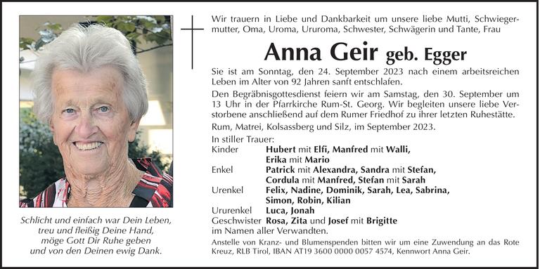 Anna  Geir