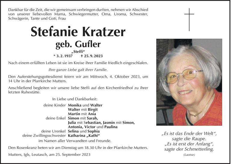 Stefanie  Kratzer Bild