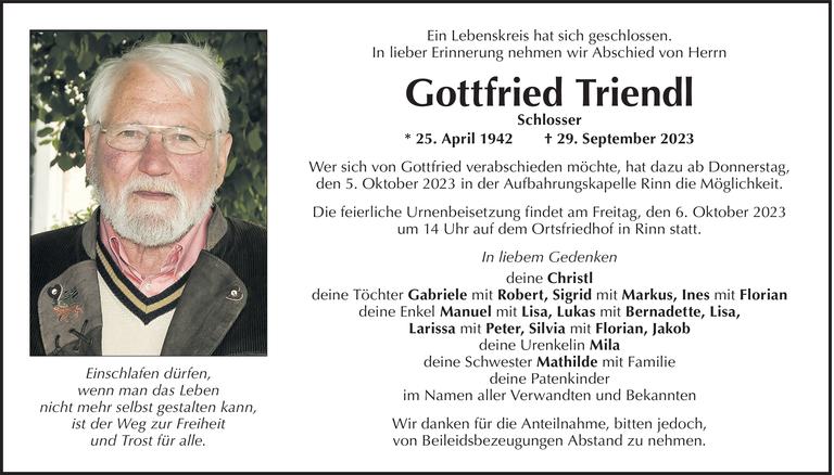 Gottfried Triendl Bild