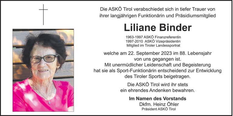 Liliane Binder Bild