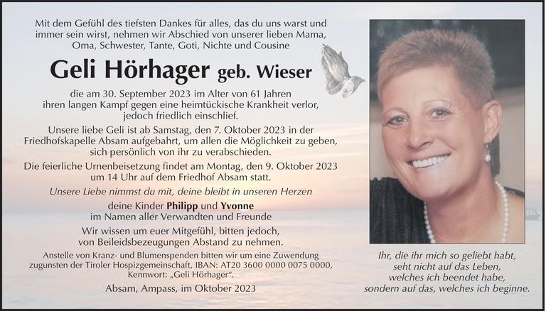 Geli  Hörhager Bild