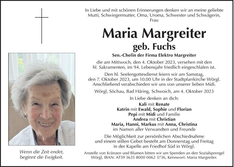 Maria Margreiter Bild