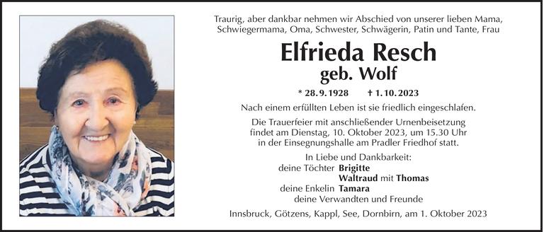 Elfriede Resch Bild