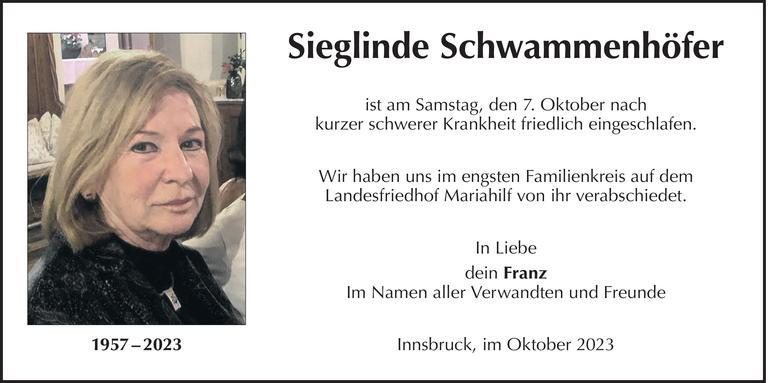 Sieglinde Schwammenhöfer Bild