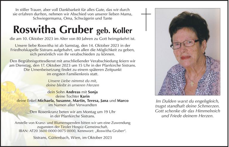 undefined von Roswitha Gruber vom 10.10.2023 | Tiroler Tageszeitung