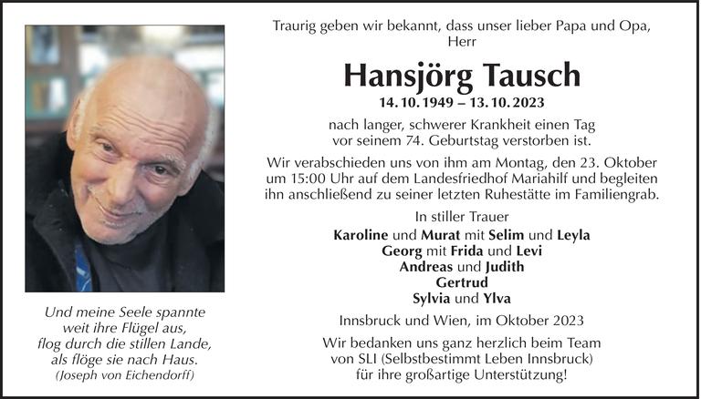Hansjörg Tausch Bild