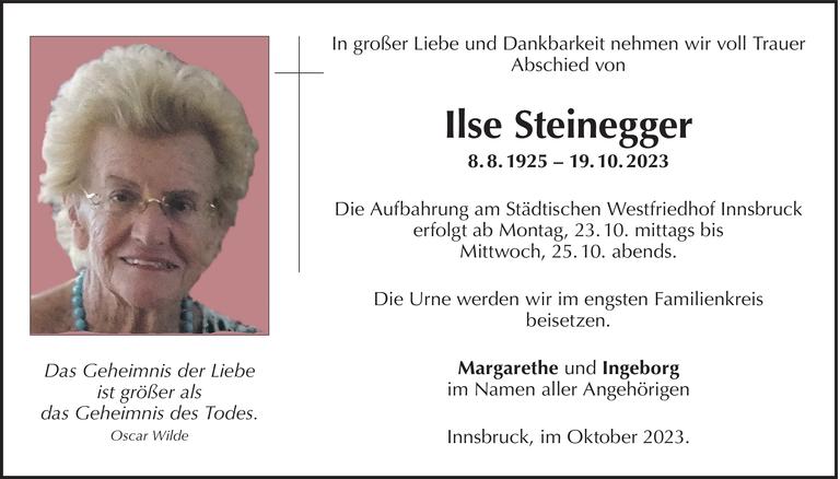 Ilse Steinegger Bild
