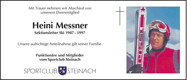 Heini Messner Bild