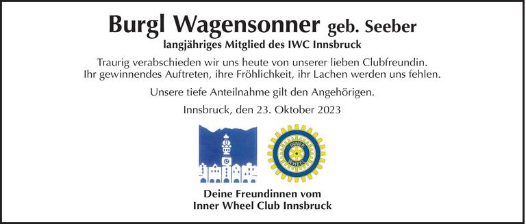 Burgl Wagensonner Bild