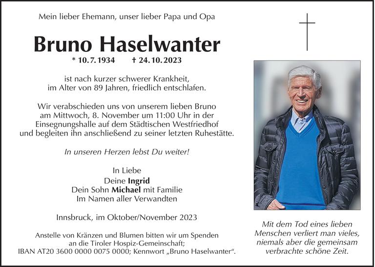 Bruno Haselwanter Bild