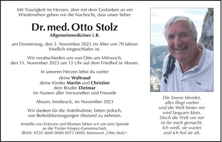 Otto Stolz Bild