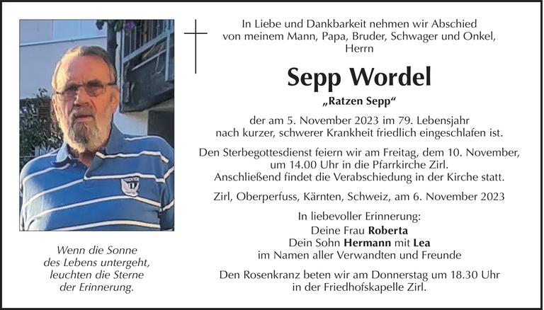 Sepp Wordel Bild