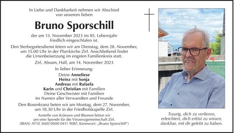 Bruno Sporschill Bild