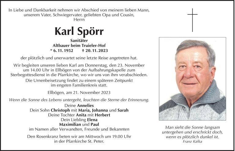 Karl Spörr Bild
