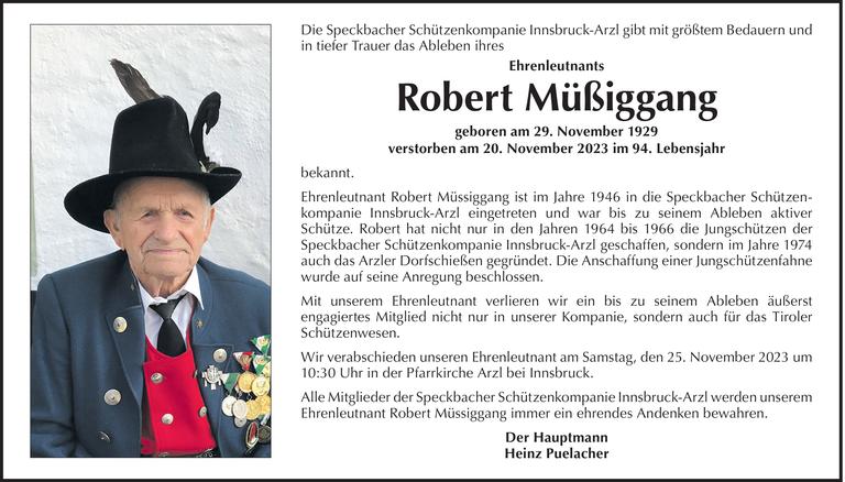 Robert Müßiggang Bild