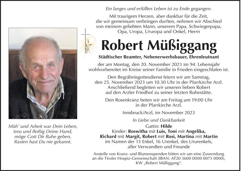 Robert Müßiggang Bild