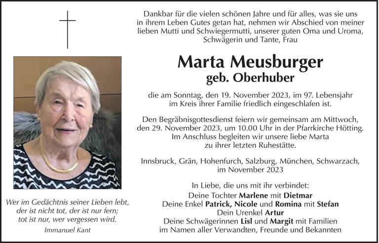 Marta Meusburger Bild