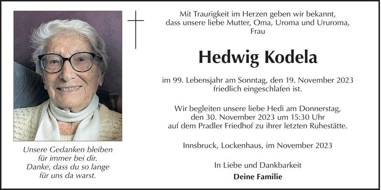 Hedwig Kodela Bild