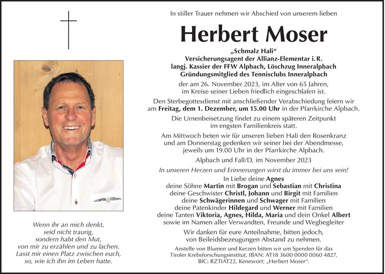 Herbert  Moser Bild