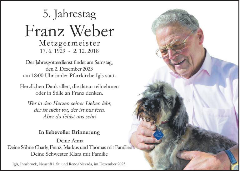 Franz  Weber Bild