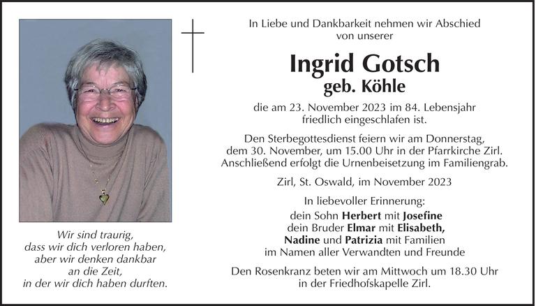 Ingrid Gotsch Bild